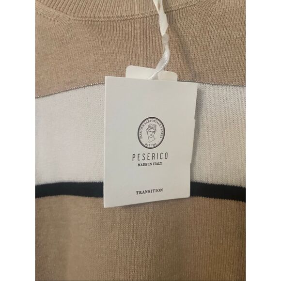 PESERICO | KNITTED WOOL SILK CASHMERE CAPE NEW NWT - Picture 4 of 10